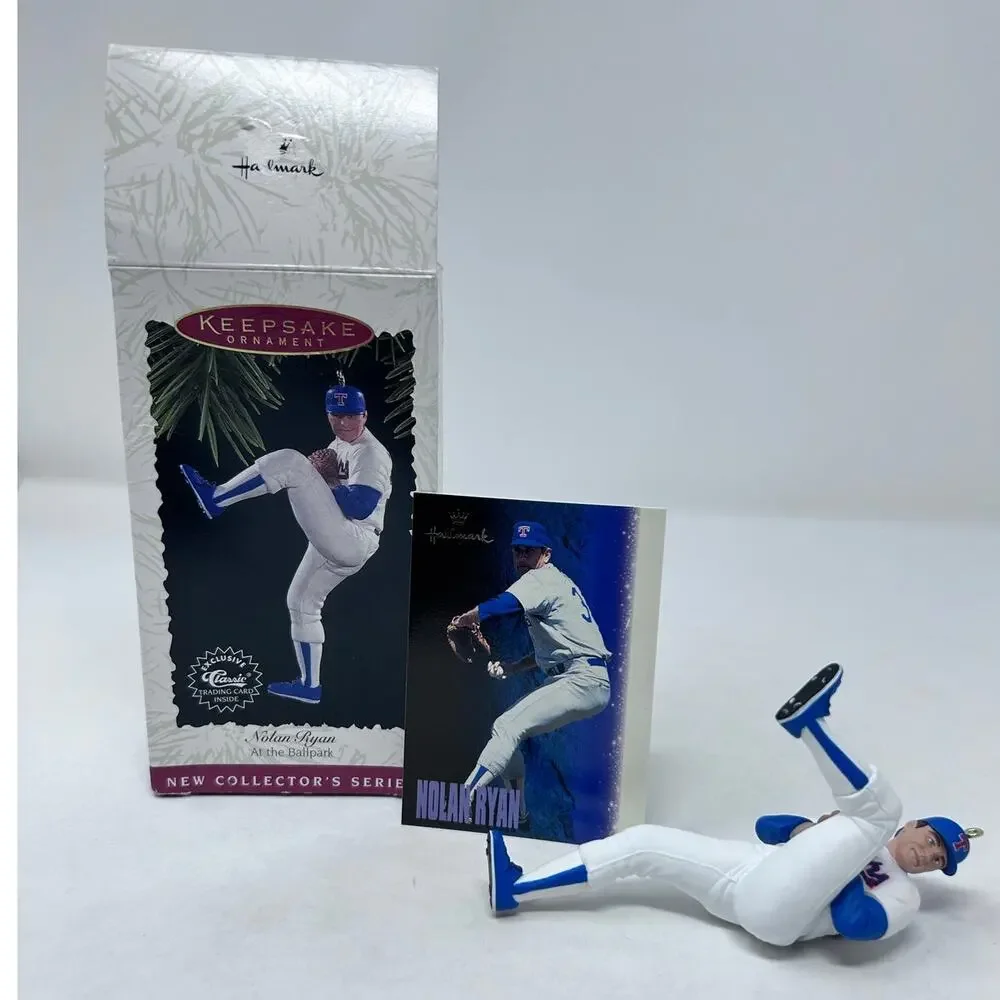 Hallmark Classic New Collector's Series Nolan Ryan at‎ the Ballpark Ornament